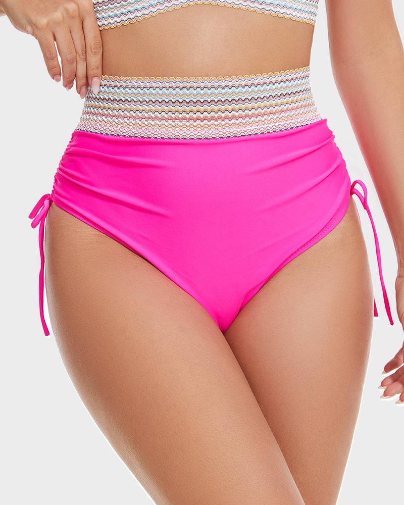 Bikiniset - Tweedelig - V-hals - Bikini met hoge taille - Zwemkleding voor dames-Hallo Susanne