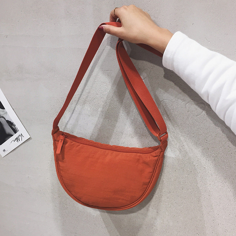 Crossbody tas - Vrouwen Halve Maan Schoudertas met Verstelbare Riem-Hallo Susanne