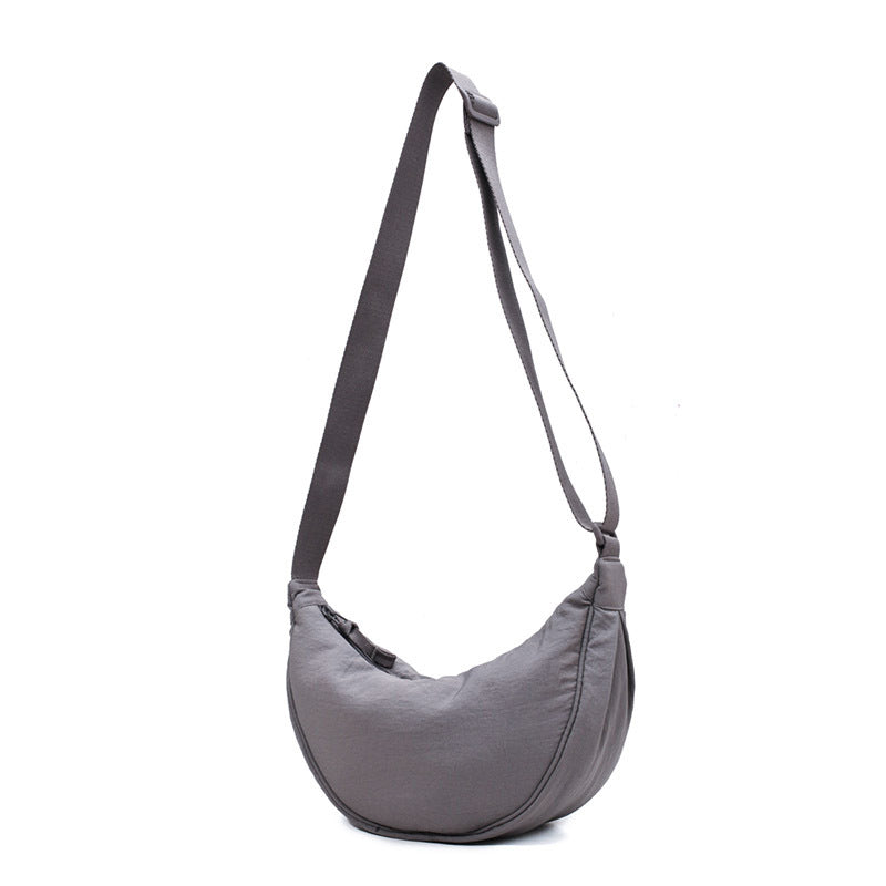 Crossbody tas - Vrouwen Halve Maan Schoudertas met Verstelbare Riem-Hallo Susanne