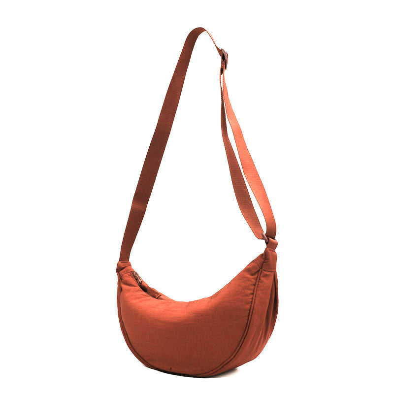 Crossbody tas - Vrouwen Halve Maan Schoudertas met Verstelbare Riem-Hallo Susanne