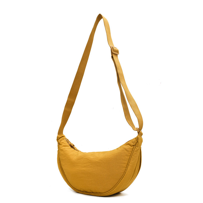 Crossbody tas - Vrouwen Halve Maan Schoudertas met Verstelbare Riem-Hallo Susanne
