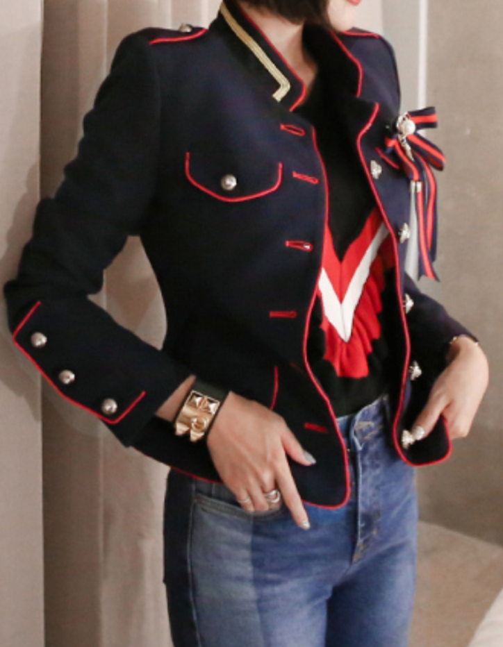Damesblazer - Enkelrijks - Borstzakken - Slim fit blazer - Blazerjasje-Hallo Susanne
