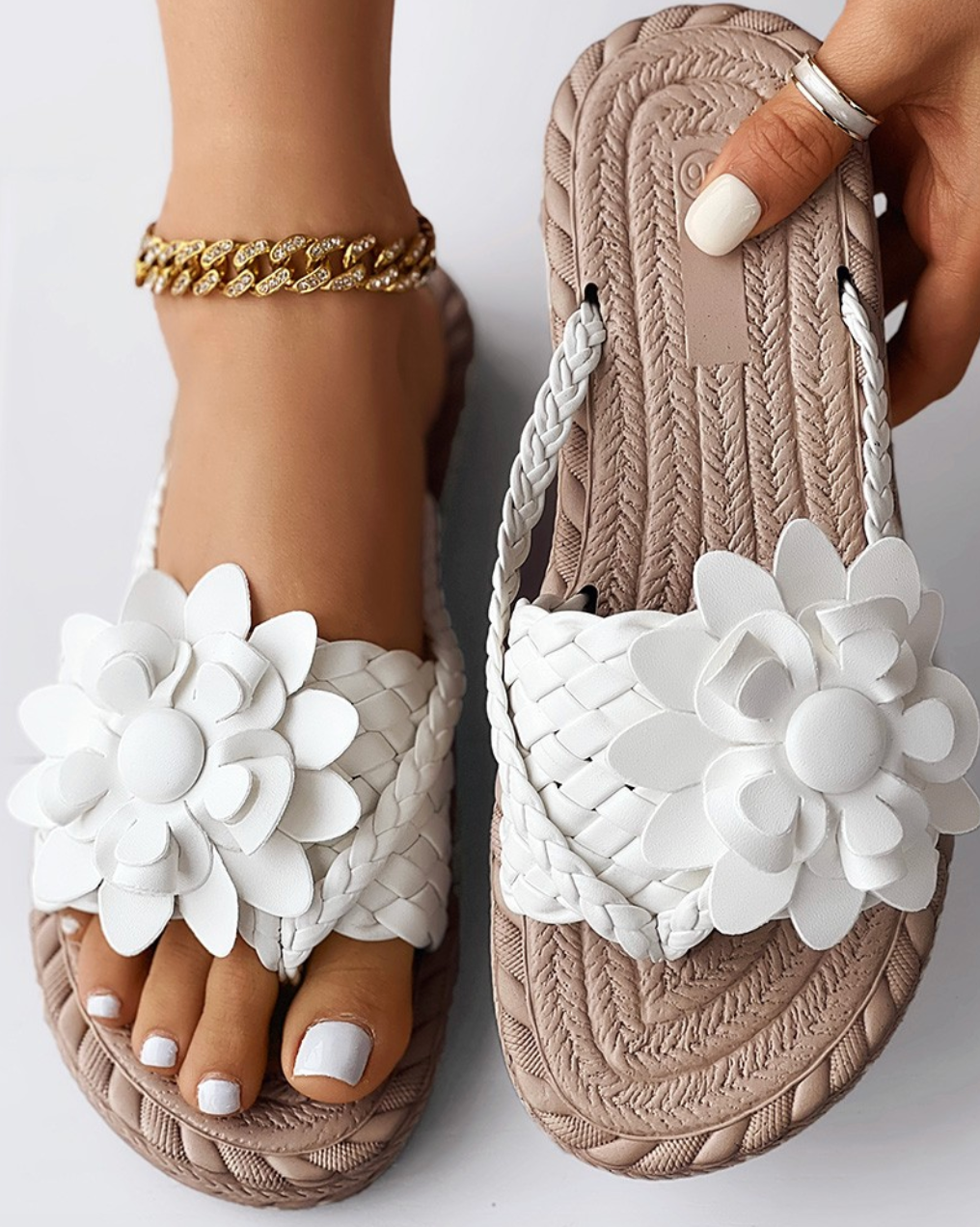 Damesslippers | Ergonomische | Slippers | Slip-On Sandalen | Strawsandalen-Hallo Susanne
