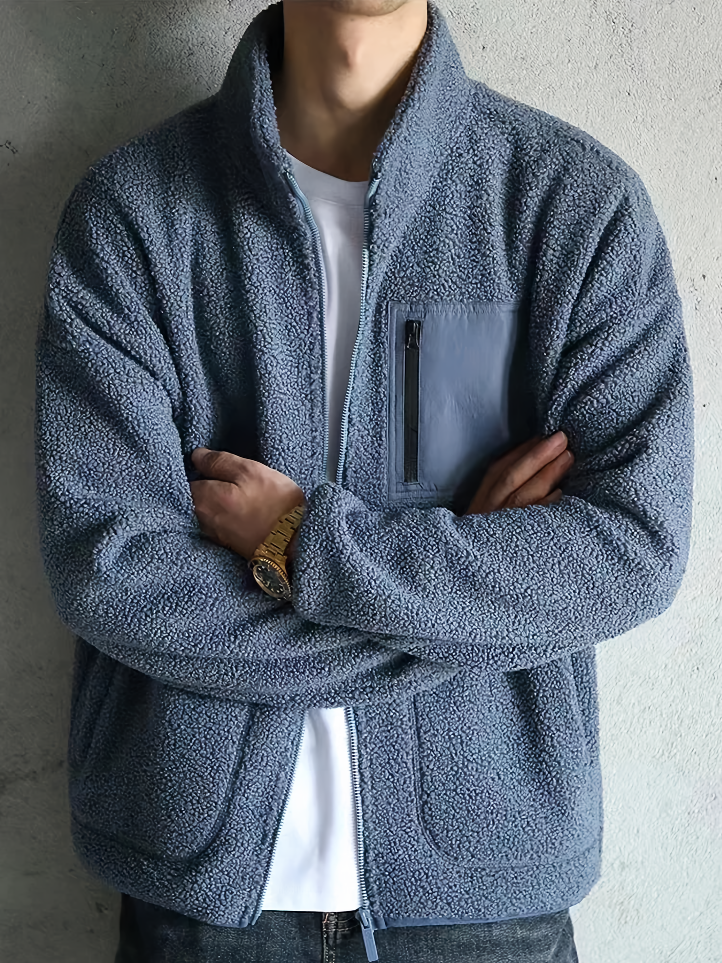 Fleecejack | Zip-Up | Warm | Full Zip Fleece | Herenfleece-Hallo Susanne