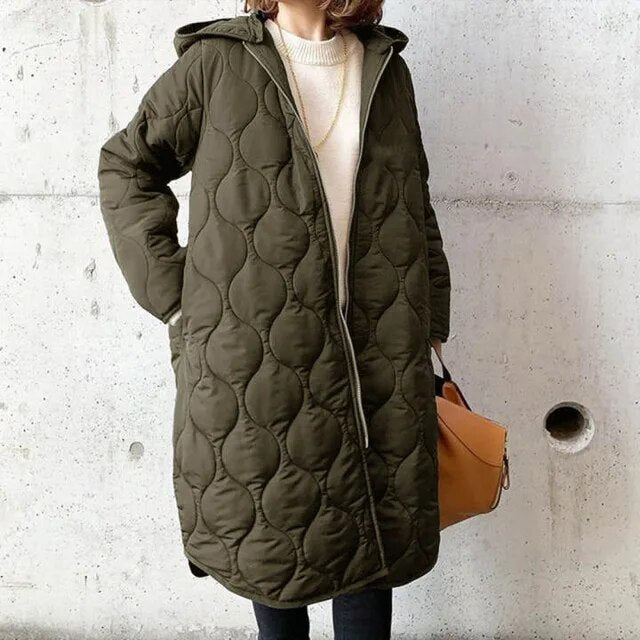 Gewatteerde Jas | Oversized | Gewatteerd | Parka Jas | Damesjas-Hallo Susanne