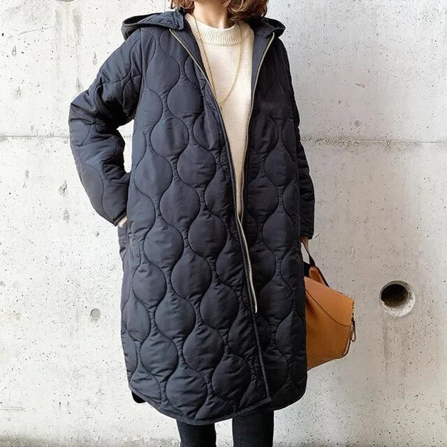 Gewatteerde Jas | Oversized | Gewatteerd | Parka Jas | Damesjas-Hallo Susanne