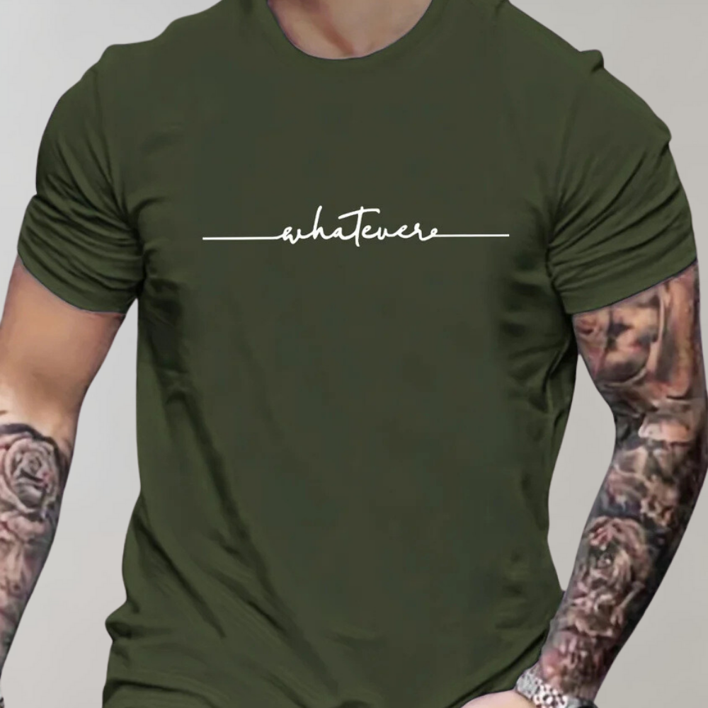 Heren T-shirt - Korte Mouw - Regular Fit - T-shirt met Crew Hals - Herenkleding-Hallo Susanne