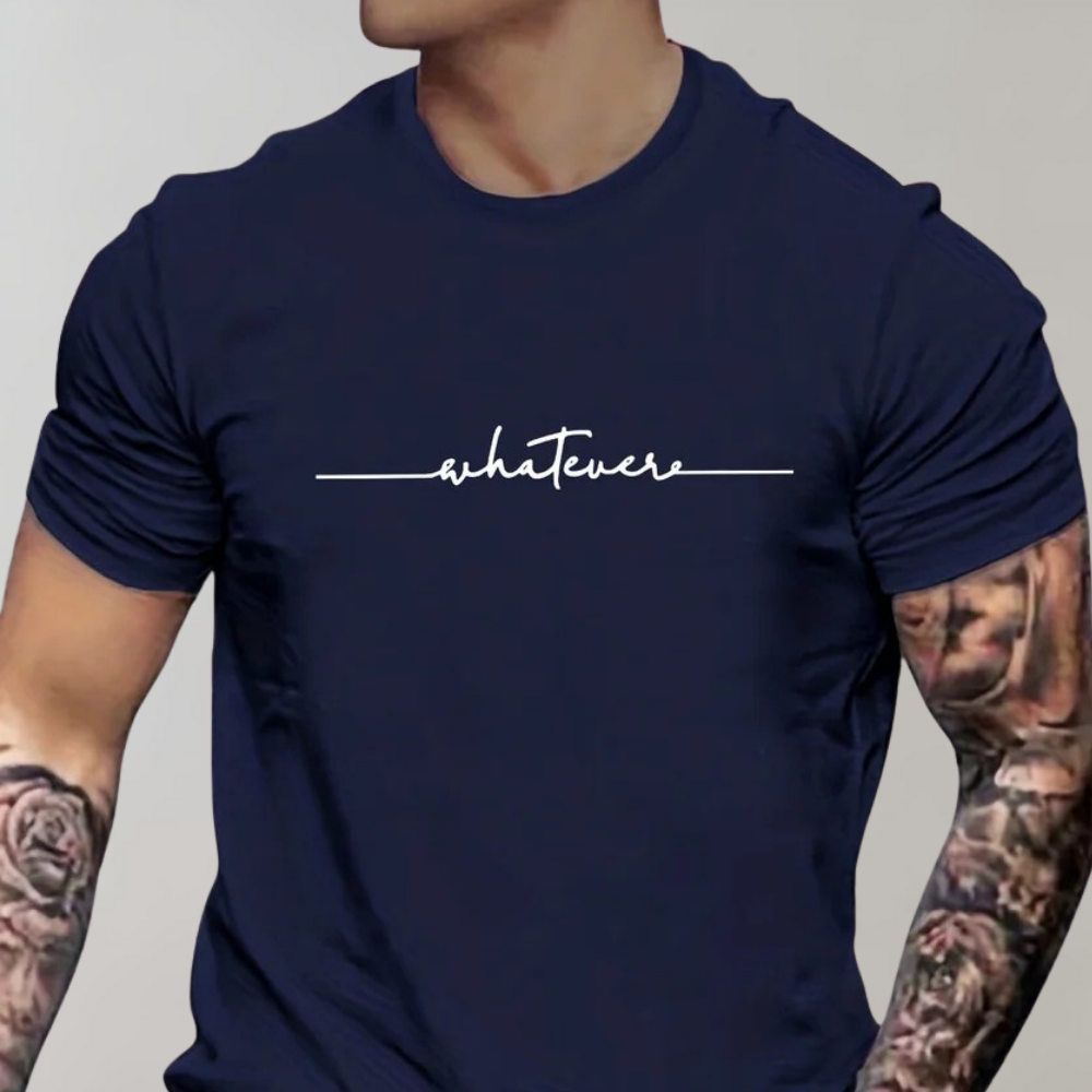 Heren T-shirt - Korte Mouw - Regular Fit - T-shirt met Crew Hals - Herenkleding-Hallo Susanne
