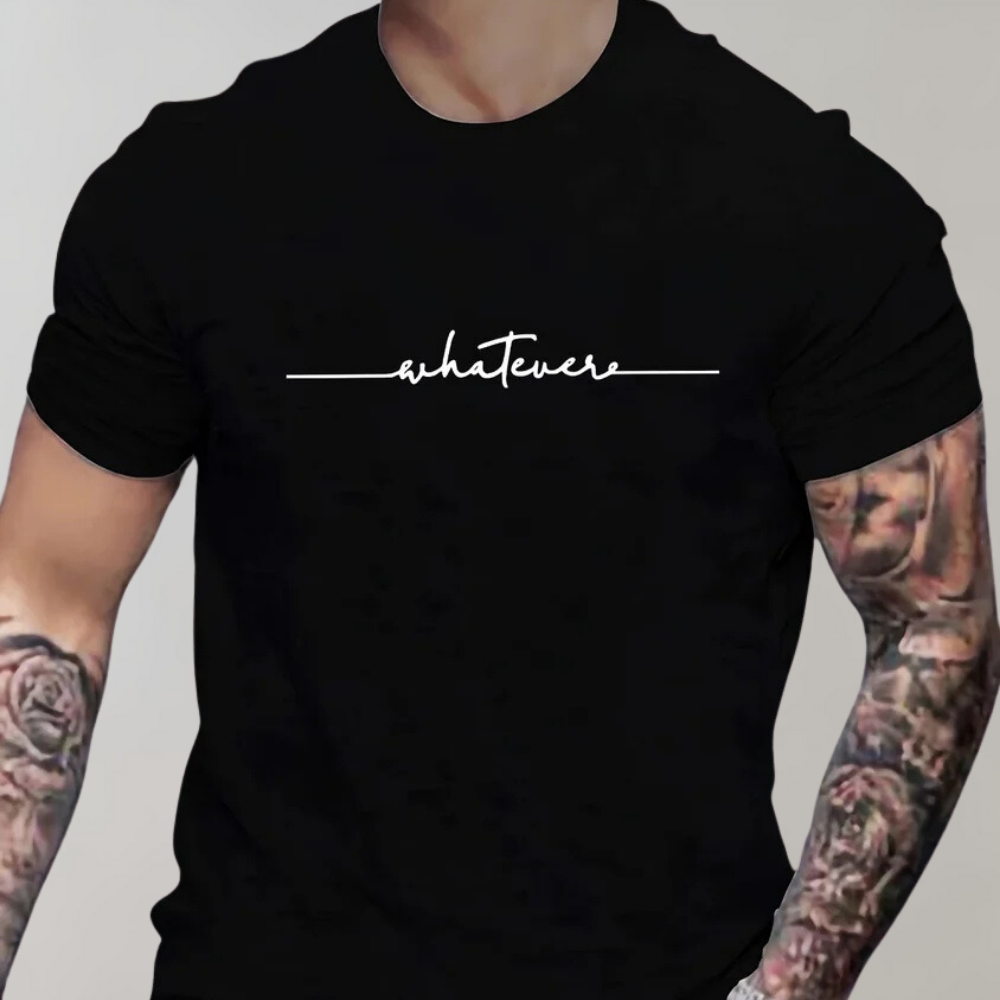 Heren T-shirt - Korte Mouw - Regular Fit - T-shirt met Crew Hals - Herenkleding-Hallo Susanne