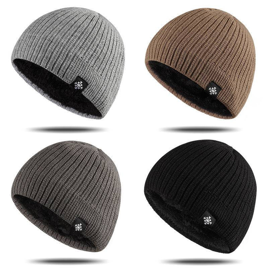 Heren muts - Warm - Met fleece gevoerd - Gebreide muts - Wintermuts-Hallo Susanne