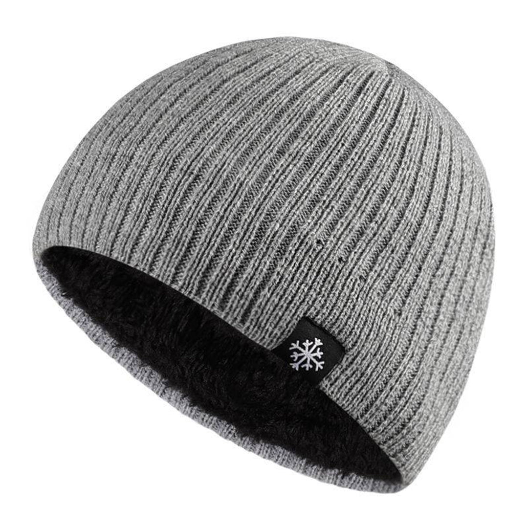 Heren muts - Warm - Met fleece gevoerd - Gebreide muts - Wintermuts-Hallo Susanne