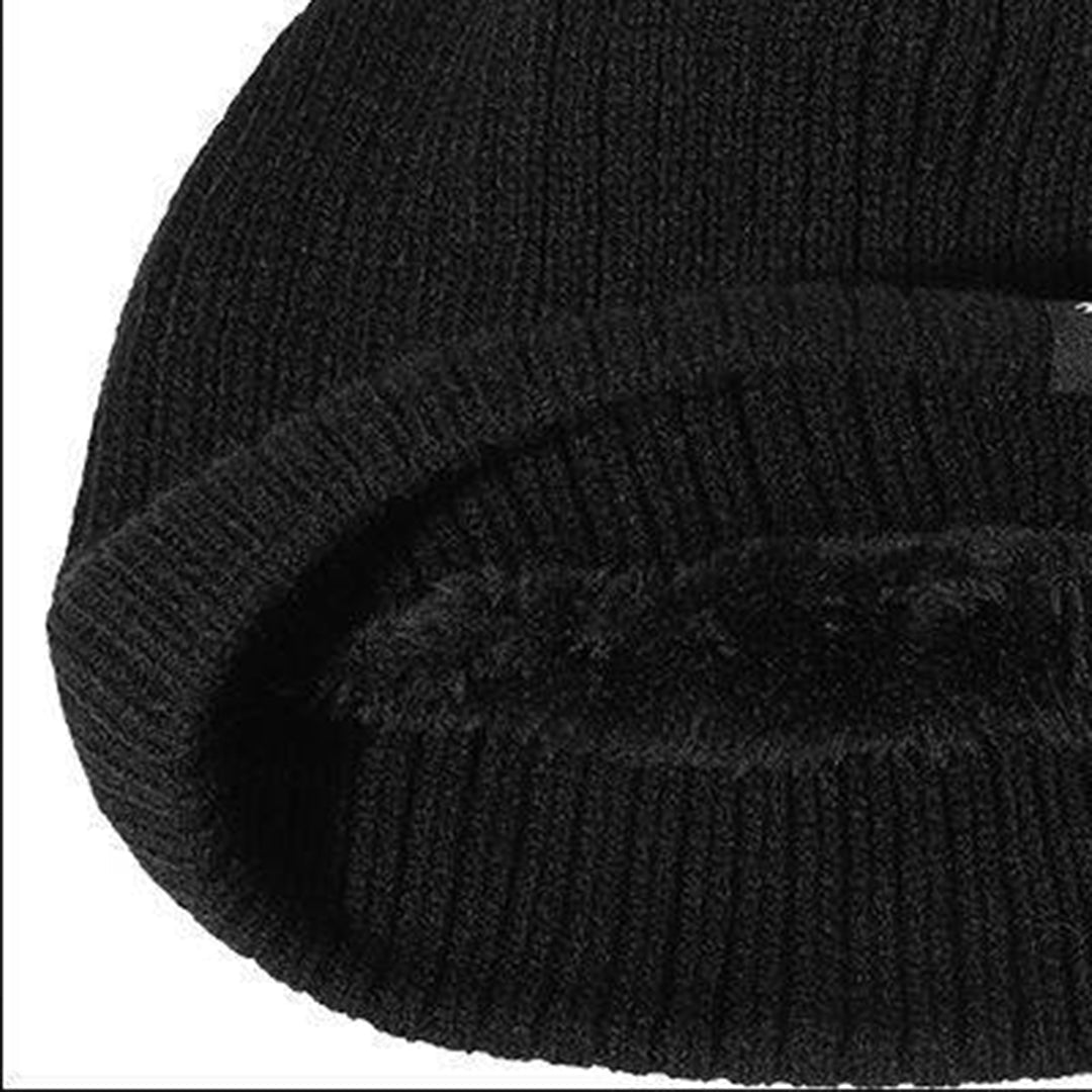 Heren muts - Warm - Met fleece gevoerd - Gebreide muts - Wintermuts-Hallo Susanne