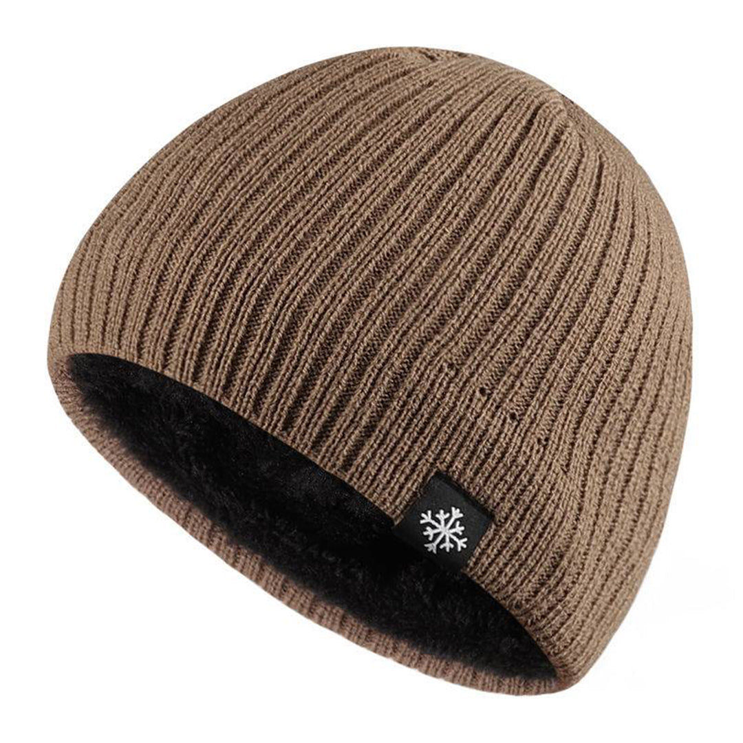 Heren muts - Warm - Met fleece gevoerd - Gebreide muts - Wintermuts-Hallo Susanne