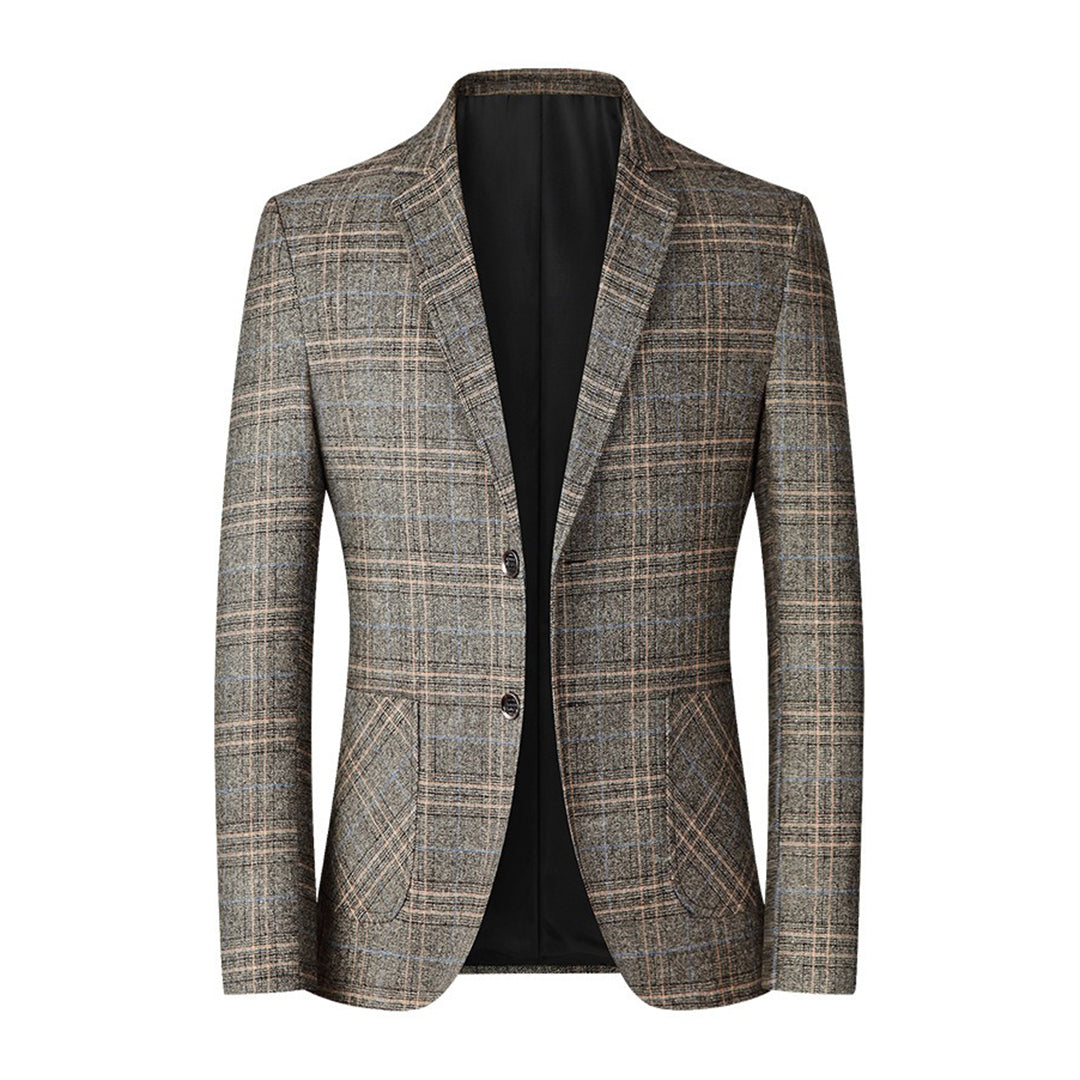 Herenblazer - Single Breasted - Zakken - Geruite blazer - Kostuumjasje-Hallo Susanne