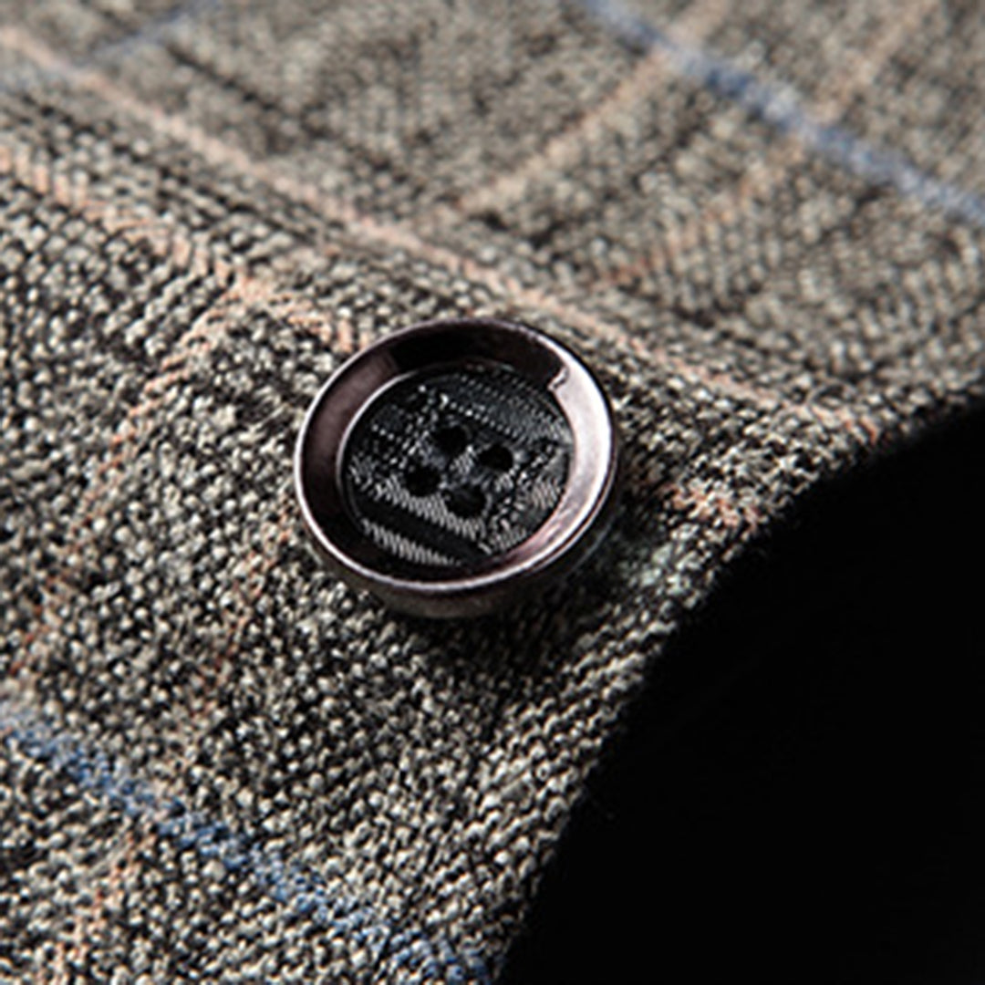 Herenblazer - Single Breasted - Zakken - Geruite blazer - Kostuumjasje-Hallo Susanne