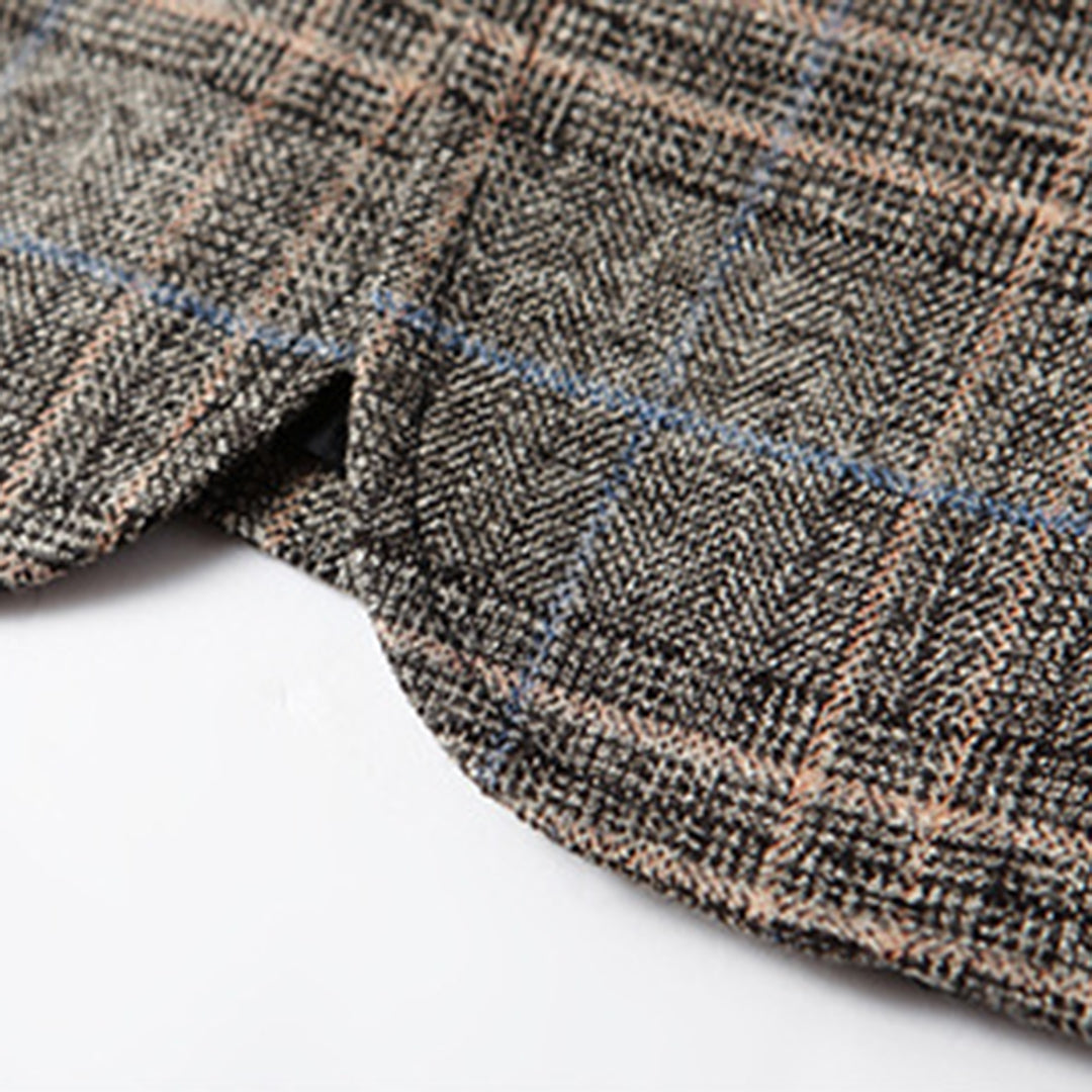 Herenblazer - Single Breasted - Zakken - Geruite blazer - Kostuumjasje-Hallo Susanne