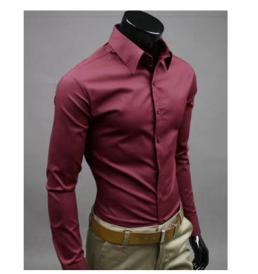 Jurk overhemd - Lange Mouw - Slim Fit - Button-Up overhemd - Heren overhemden-Hallo Susanne