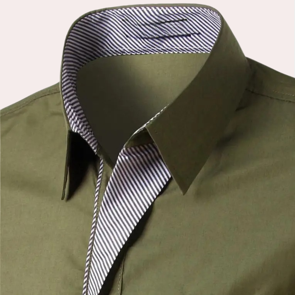 Jurk overhemd | Slim Fit | Lange Mouwen | Button-Up Overhemd | Overhemd voor Heren-Hallo Susanne