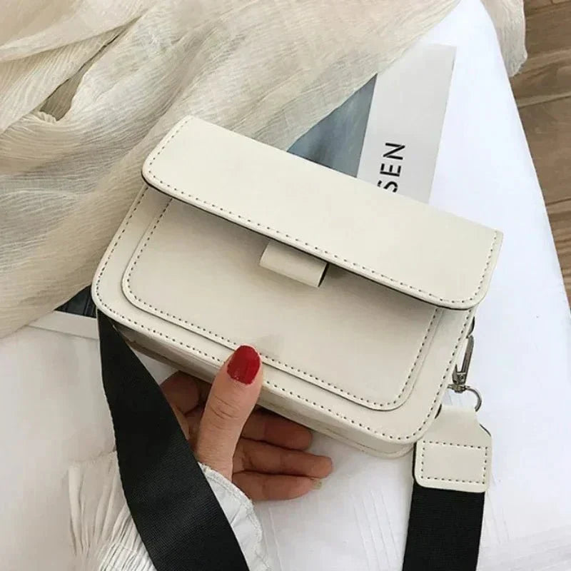 Kruistas - Mini Flip Tas met dikke band voor vrouwen-Hallo Susanne