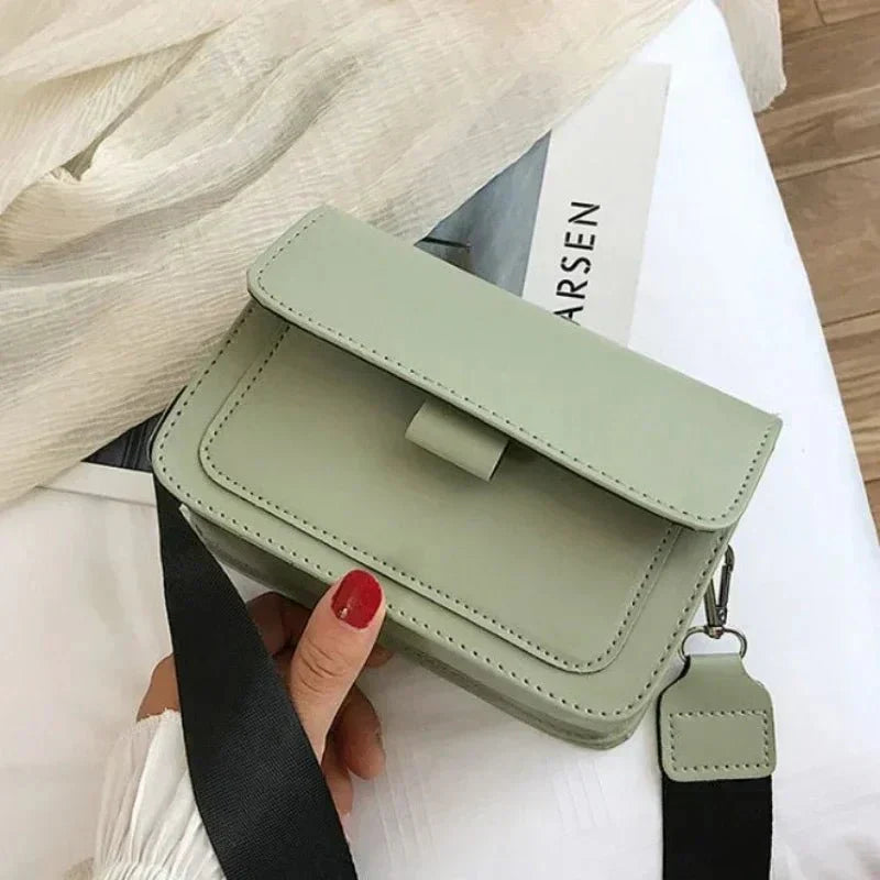 Kruistas - Mini Flip Tas met dikke band voor vrouwen-Hallo Susanne