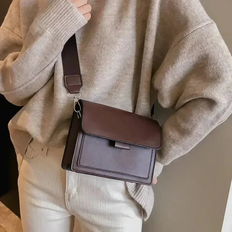 Kruistas - Mini Flip Tas met dikke band voor vrouwen-Hallo Susanne