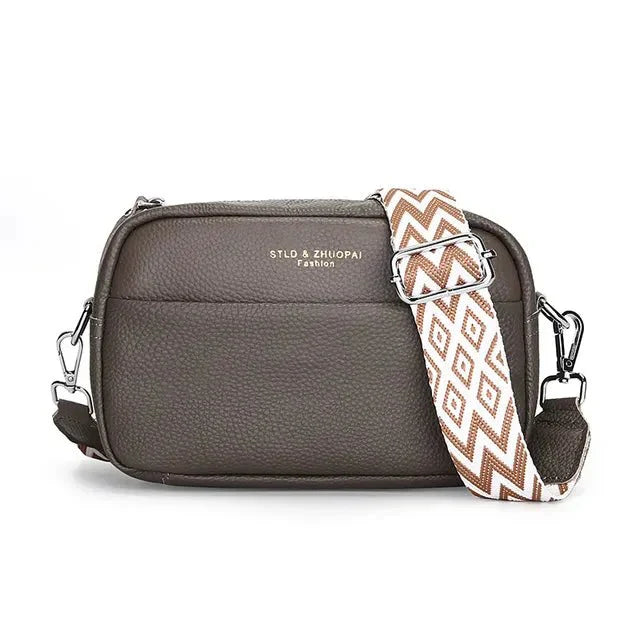 Kruistas | Ritssluiting | Klein | Dikke riem Cross Body Bag | Damestassen-Hallo Susanne
