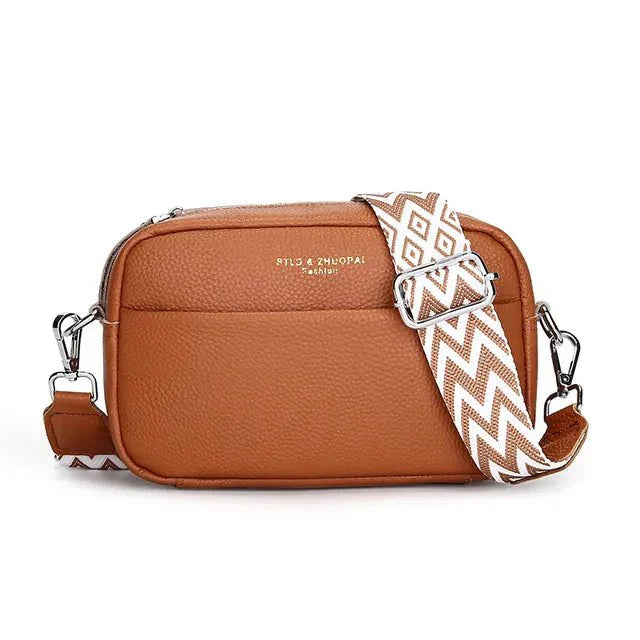Kruistas | Ritssluiting | Klein | Dikke riem Cross Body Bag | Damestassen-Hallo Susanne