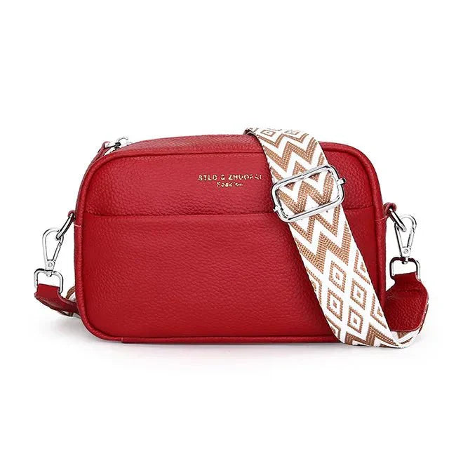 Kruistas | Ritssluiting | Klein | Dikke riem Cross Body Bag | Damestassen-Hallo Susanne
