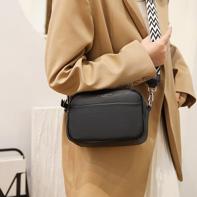 Kruistas | Ritssluiting | Klein | Dikke riem Cross Body Bag | Damestassen-Hallo Susanne