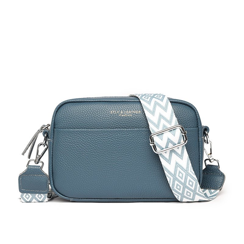 Kruistas | Ritssluiting | Klein | Dikke riem Cross Body Bag | Damestassen-Hallo Susanne