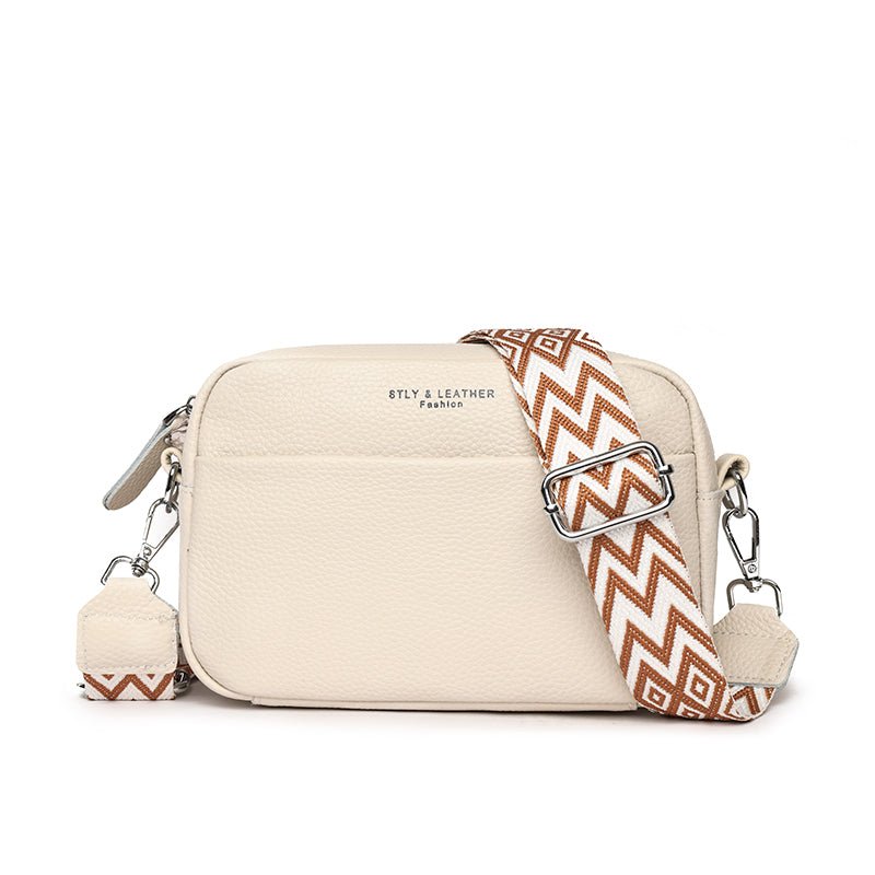 Kruistas | Ritssluiting | Klein | Dikke riem Cross Body Bag | Damestassen-Hallo Susanne