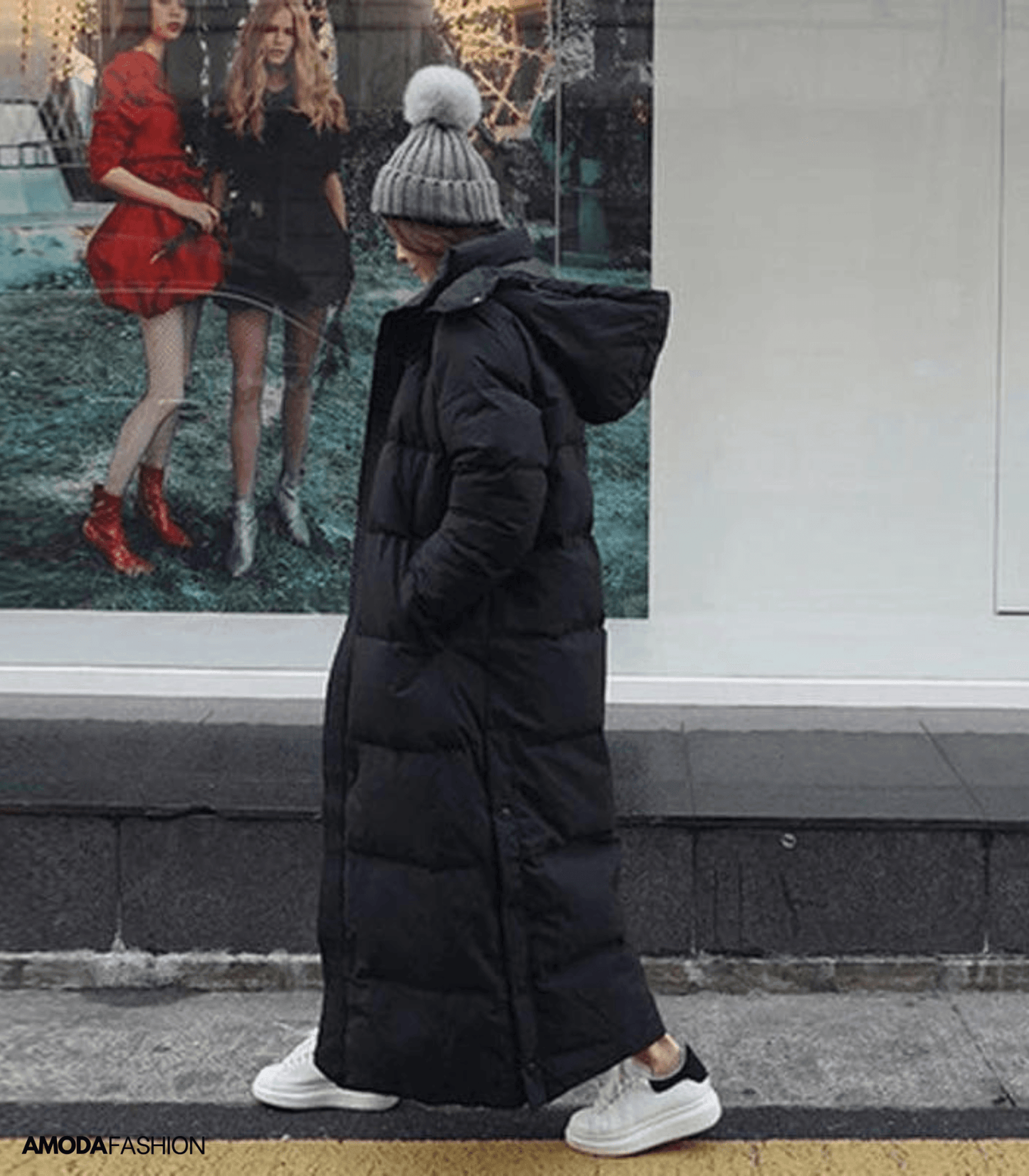 Lange Pufferjas - Capuchon - Oversized - Dames Lange Pufferjas - Dames Winterjas-Hallo Susanne