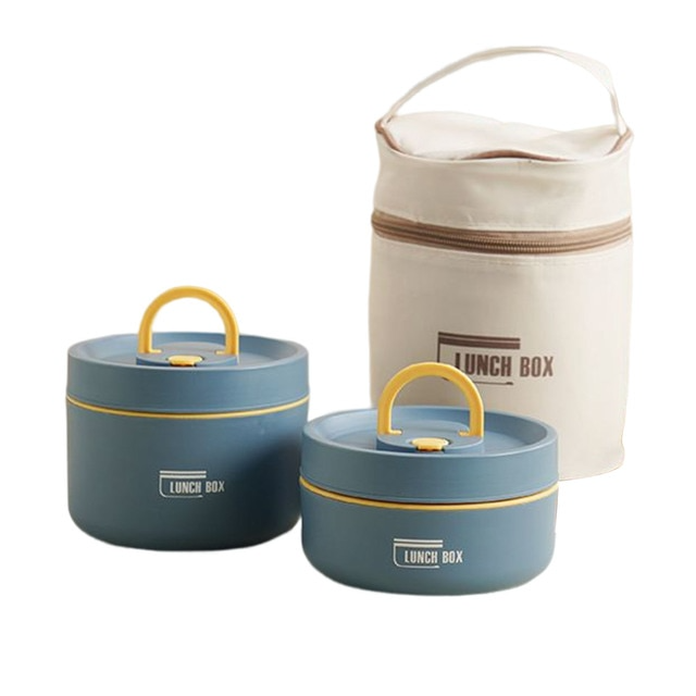 Lunchbox - Stapelbaar - Verwarmbaar - Lunchboxen voor volwassenen - Geïsoleerde voedselcontainer-Hallo Susanne