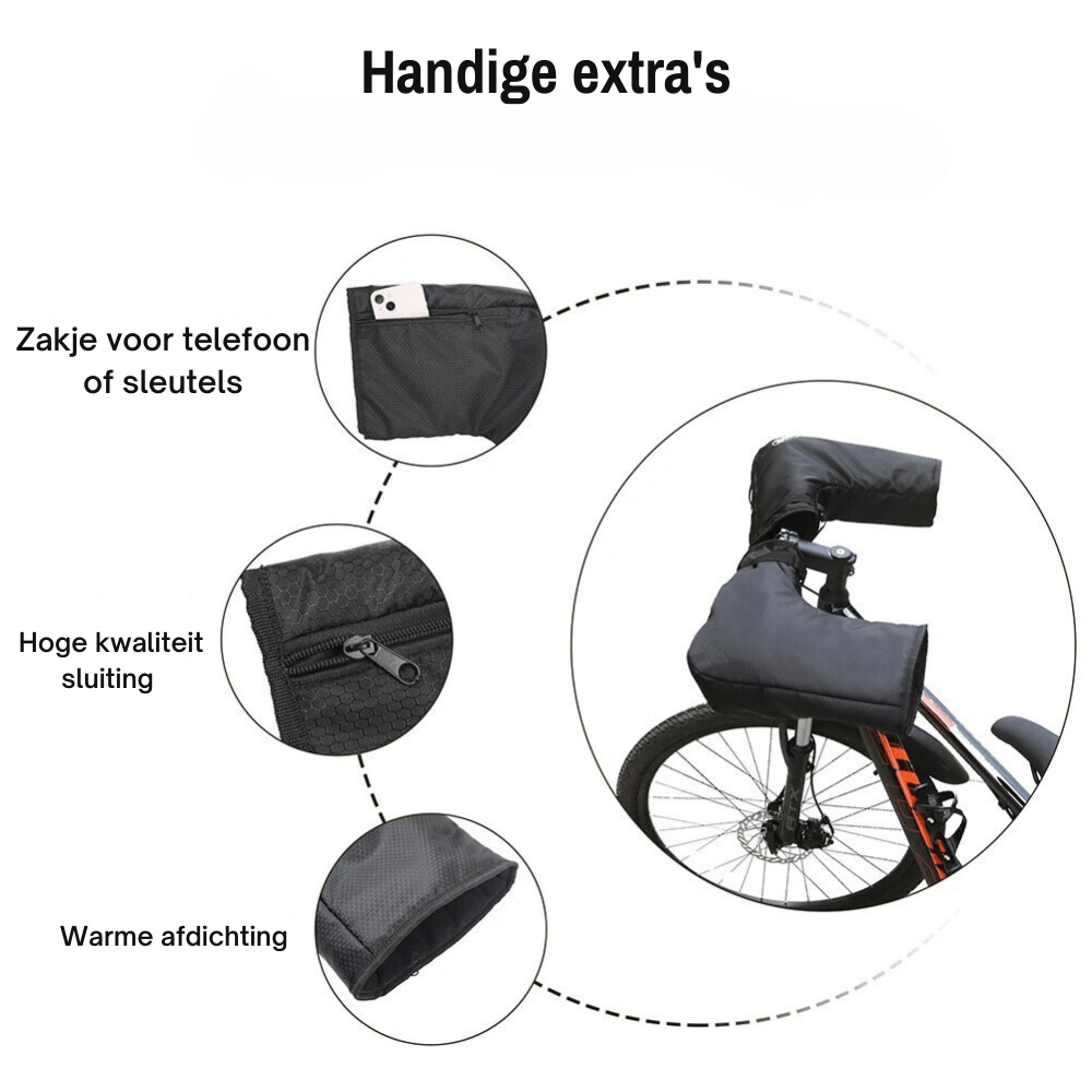 Motorfietsstuurmanchetten - Waterdicht - Reflecterend - Fietshandschoenen - Motorfietsmanchetten-Hallo Susanne