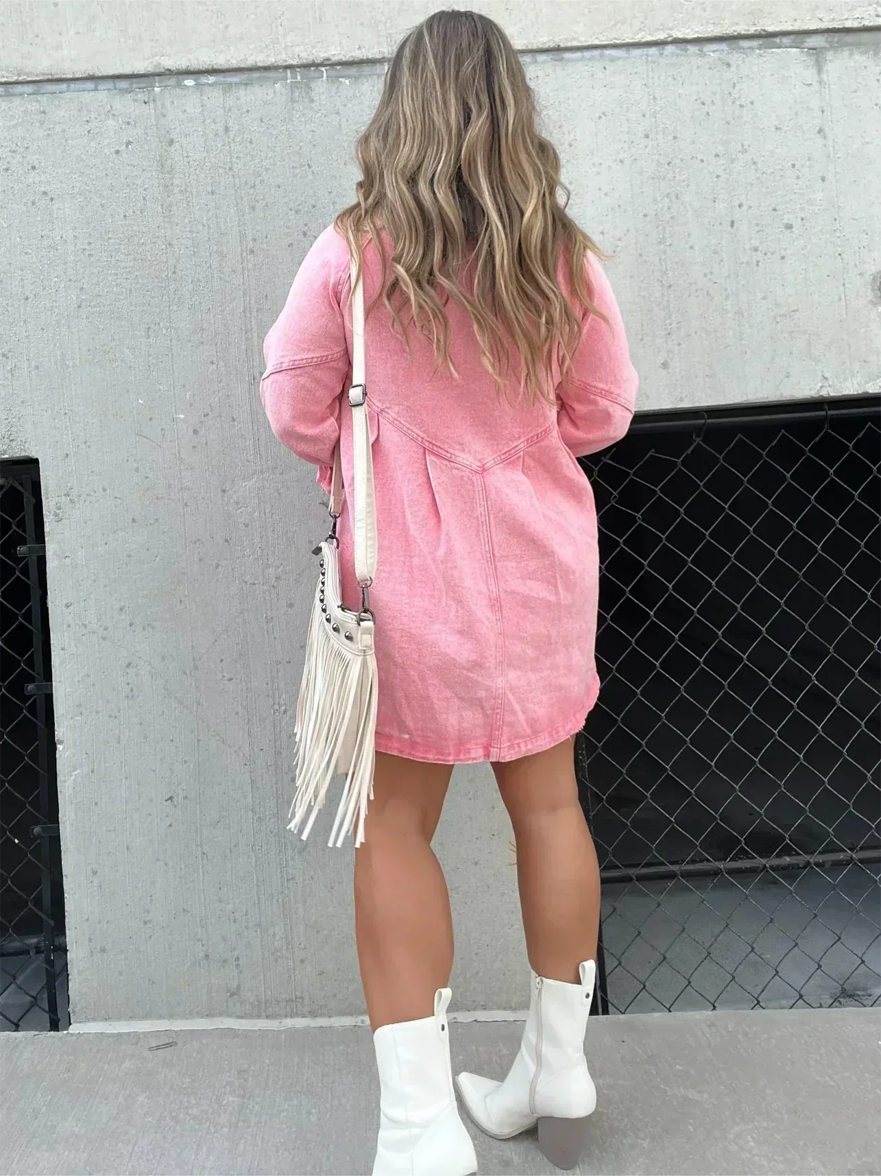 Overhemdjurk | Button-Up | Lange Mouwen | Denim Jurk | Mini Jurk-Hallo Susanne