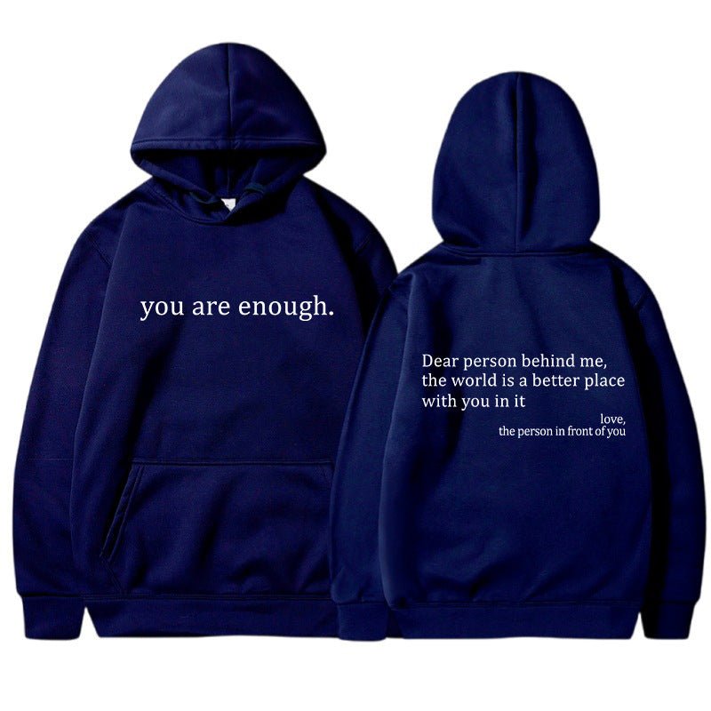 Oversized Hoodie - Unisex Warme Gedrukte Tekst Pullover Hoodie-Hallo Susanne