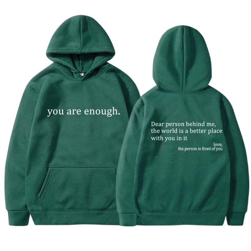 Oversized Hoodie - Unisex Warme Gedrukte Tekst Pullover Hoodie-Hallo Susanne