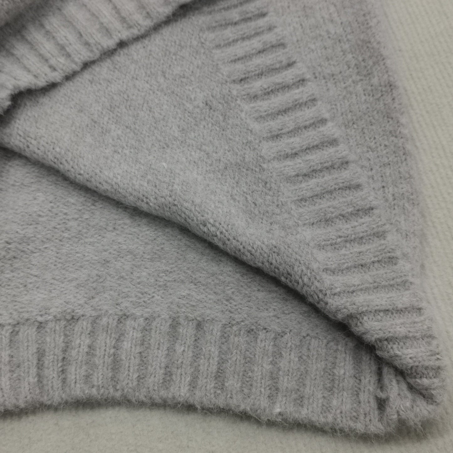 Oversized Trui - Lichtgrijze Loose Fit Grofgebreide Trui voor dames-Hallo Susanne