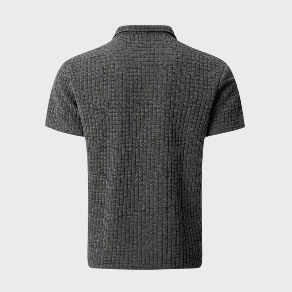 Poloshirt - Heren-T-shirt met knoopsluiting en kraagje voor de zomer-Hallo Susanne