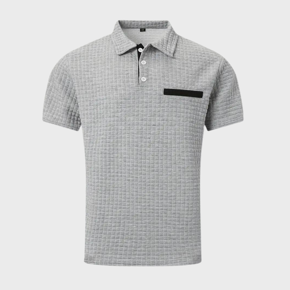 Poloshirt - Heren-T-shirt met knoopsluiting en kraagje voor de zomer-Hallo Susanne