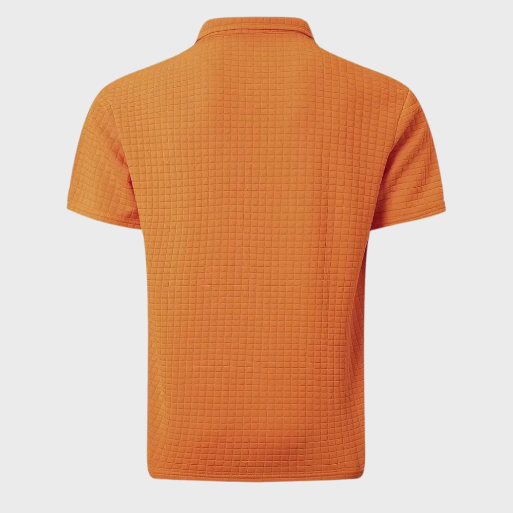 Poloshirt - Heren-T-shirt met knoopsluiting en kraagje voor de zomer-Hallo Susanne