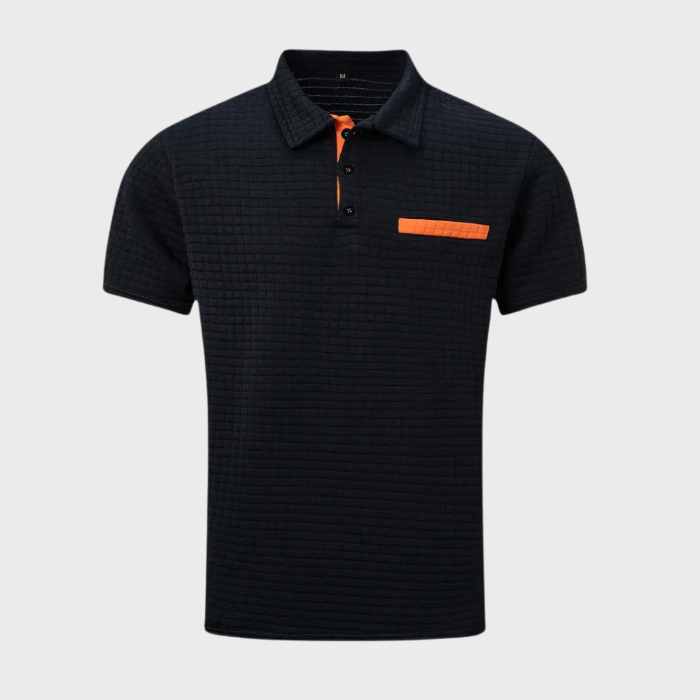 Poloshirt - Heren-T-shirt met knoopsluiting en kraagje voor de zomer-Hallo Susanne