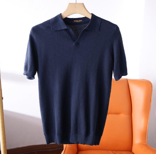 Poloshirt | Korte Mouw | V-Hals | Polo T-shirt | Herenshirt-Hallo Susanne