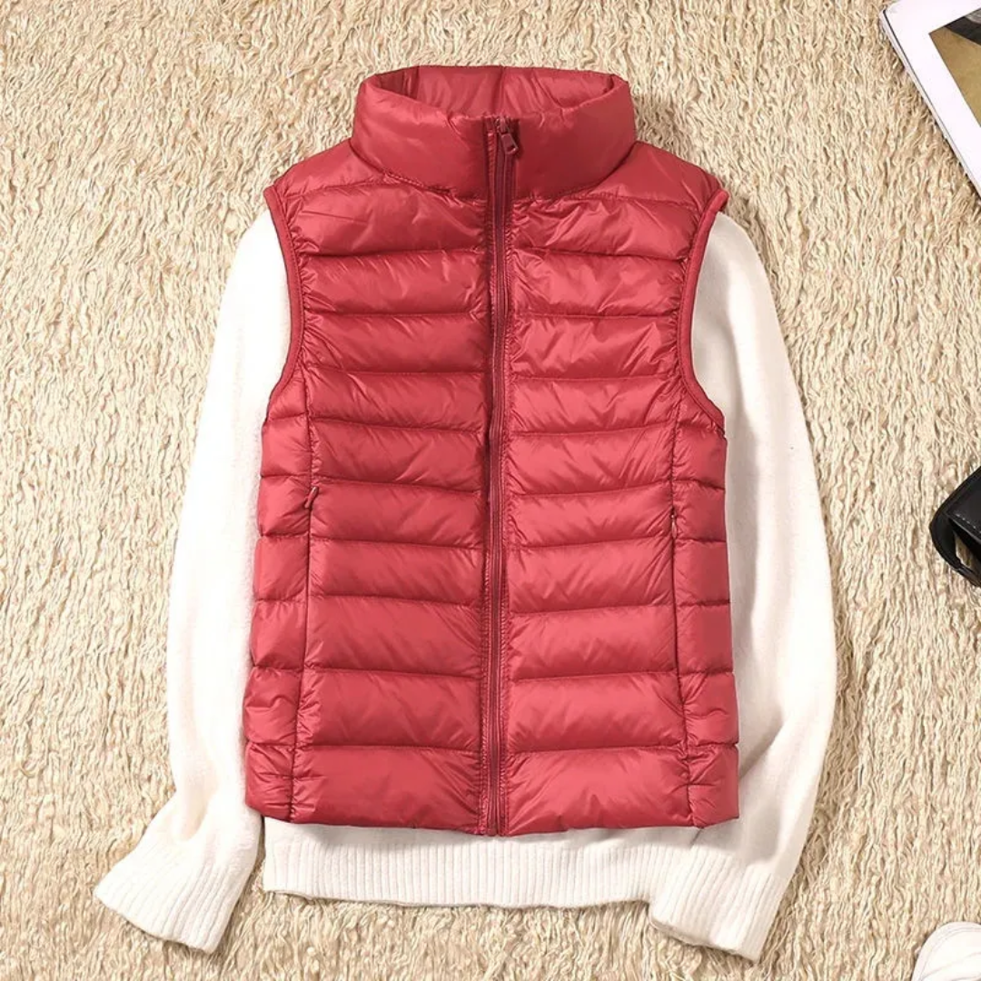 Puffer Gilet | Gewatteerd | Bodywarmer | Donsvest | Dames Gilet-Hallo Susanne