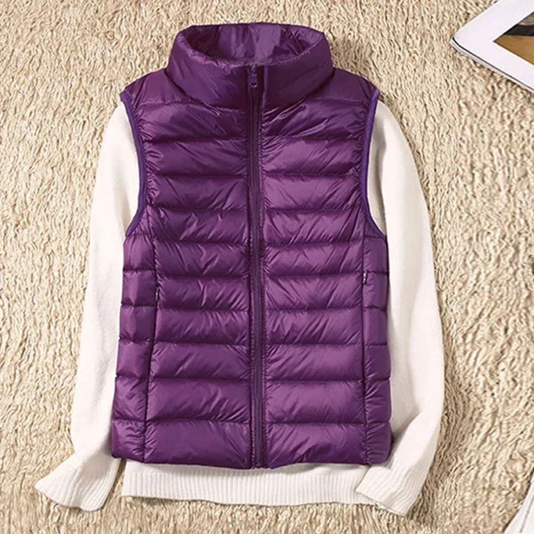 Puffer Gilet | Gewatteerd | Bodywarmer | Donsvest | Dames Gilet-Hallo Susanne