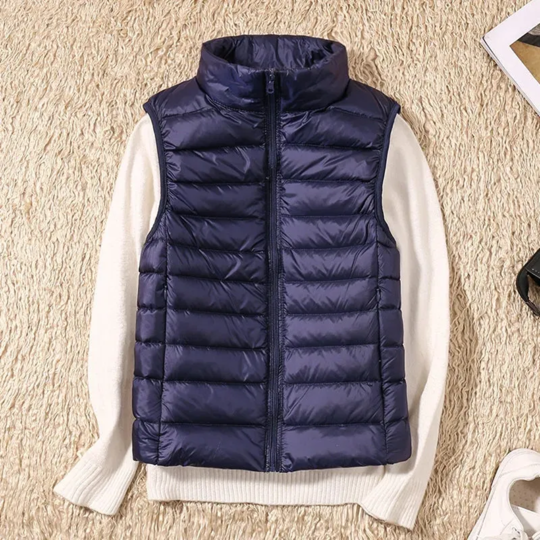 Puffer Gilet | Gewatteerd | Bodywarmer | Donsvest | Dames Gilet-Hallo Susanne