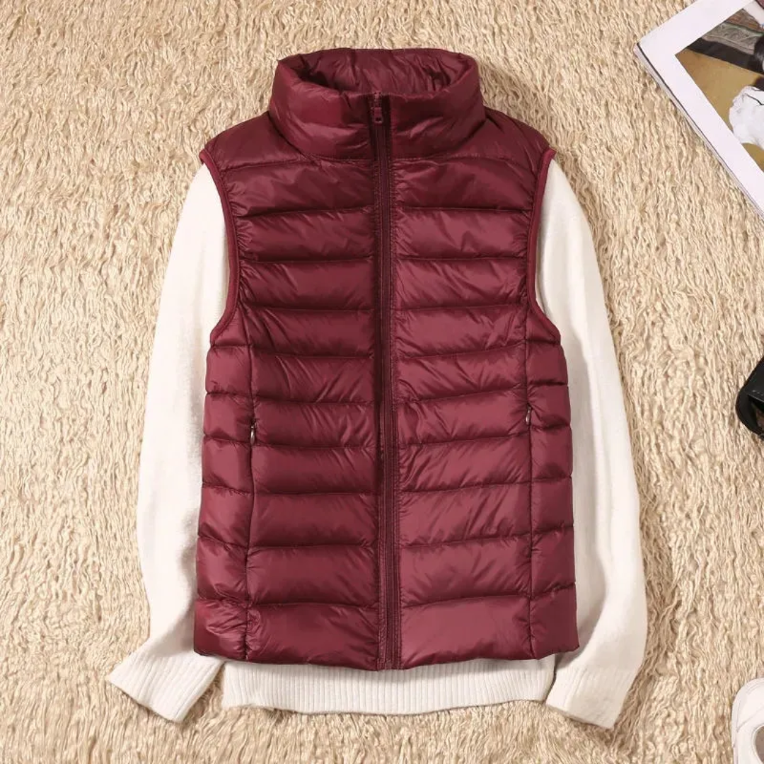 Puffer Gilet | Gewatteerd | Bodywarmer | Donsvest | Dames Gilet-Hallo Susanne