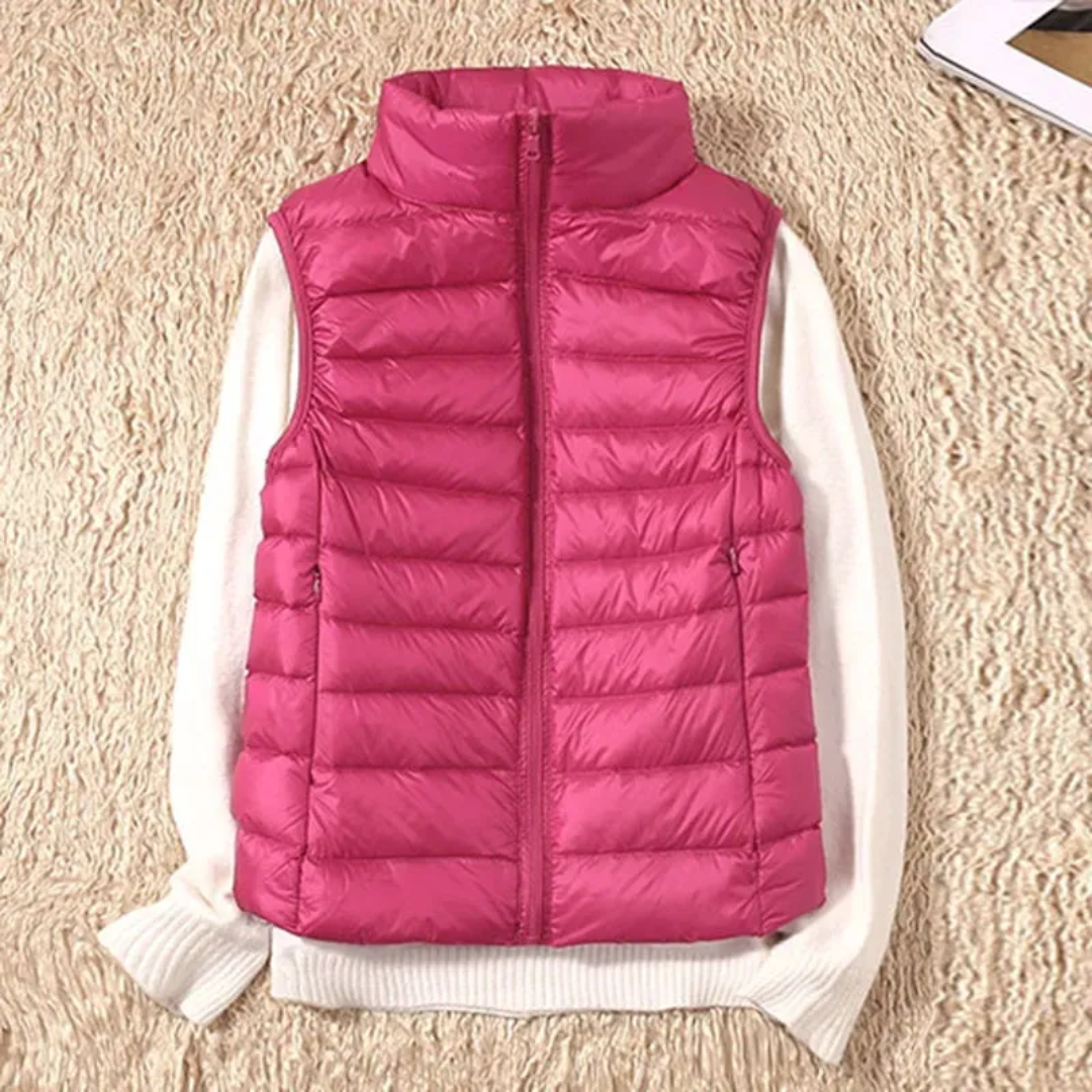 Puffer Gilet | Gewatteerd | Bodywarmer | Donsvest | Dames Gilet-Hallo Susanne
