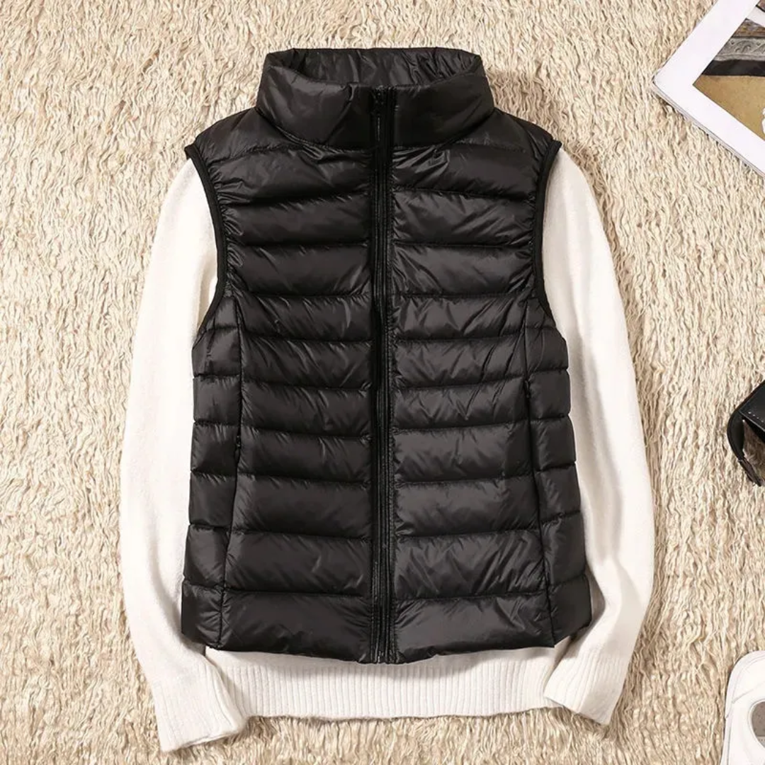 Puffer Gilet | Gewatteerd | Bodywarmer | Donsvest | Dames Gilet-Hallo Susanne