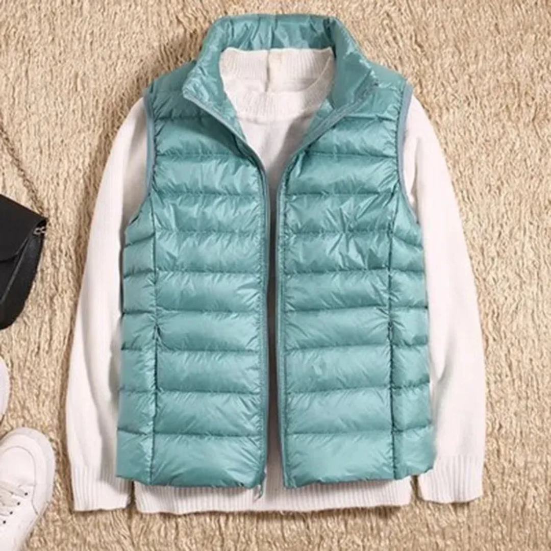Puffer Gilet | Gewatteerd | Bodywarmer | Donsvest | Dames Gilet-Hallo Susanne